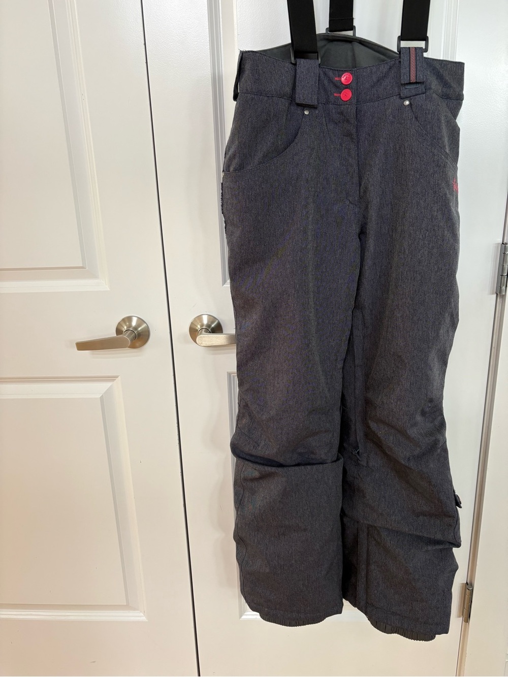 Women's Ski Snow Pants with Suspenders Firefly Size Large